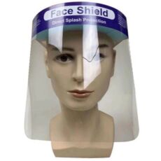 Egyszer használatos arcvédő pajzs, állítható méretű