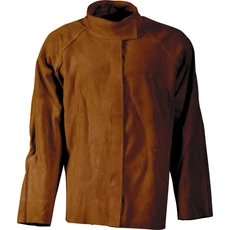 Munkavédelmi hegesztőkabát marha hasítékbőr, barna, 4XL