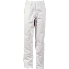 Élelmiszeripari nadrág, gumis, fehér, 42