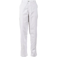 Élelmiszeripari nadrág, gombos, fehér, 54