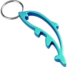Munkees Delfin kulcstartó üvegnyitós, alumínium