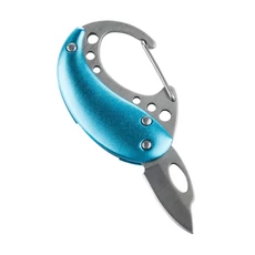 Munkees kulcstartó zárható bicska karabinerrel, 80mm