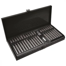 Neo Tools bit készlet tartóban, 1/2"-3/8", 40 részes 
