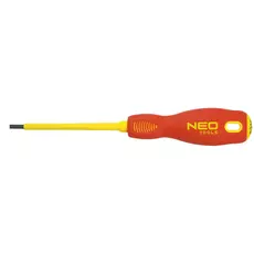 Neo Tools csavarhúzó, szigetelt, lapos, 1000V, 2.5x75mm