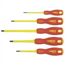 Neo Tools csavarhúzó készlet, szigetelt, 1000V, 5 részes