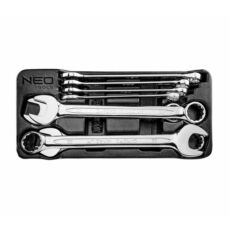 Neo Tools csillag-villáskulcs készlet műhelykocsitálcával, 20-32mm, 8 darabos