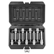 Neo Tools dugókulcs készlet, imbusz, 1/2&quot;, 100mm, H4-H17, 9 részes