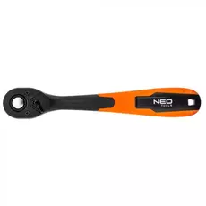 Neo Tools racsnis hajtókar, váltós, 3/8&quot;, 72fog, 200mm