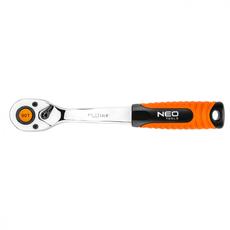 Neo Tools racsnis hajtókar, váltós, 1/2&quot;, 90fog, 250mm