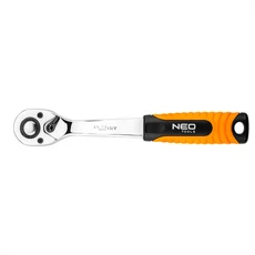 Neo Tools racsnis hajtókar, váltós, 1/2", 72fog, 195mm
