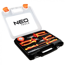 Neo Tools szerszámkészlet, szigetelt, 1000V, 7 részes