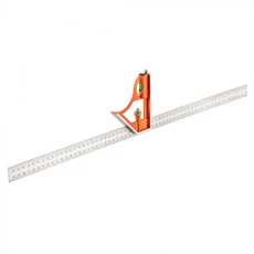 Neo Tools Profi szögmérő, derékszög, vonalzó, csúszó fogantyú, 60cm