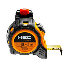 Neo Tools mérőszalag, acélházas, övcsattal, 25mmx8m