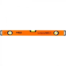 Neo Tools vízmérték, alu, 3 libella, ütéscsillapító, 80cm
