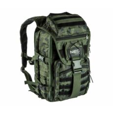 Neo Tools taktikai hátizsák, terepmintás, 4+18 zseb, 30L