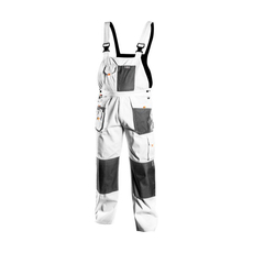 Neo Tools kantáros nadrág, erősített, fehér, L/52