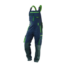 Neo Tools Premium kantáros nadrág, kék-zöld, L/52
