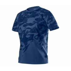 Neo Tools Camo Navy póló, kék terepmintás, XL/54