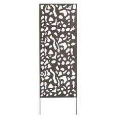 Nortene DECORATION PANEL fém elválasztó panel, barna, 0,6x1,5m