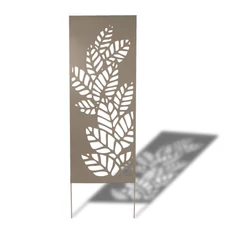 Nortene Panel Deco Athea fém panel, dekoratív motívumokkal, barna, 600x10x1500mm