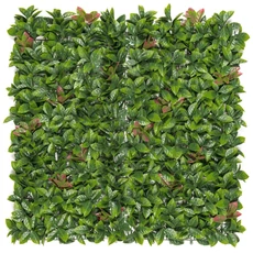 Nortene Vertical Red Lauro zöldfal vörös babérlevelekkel, 1x1m