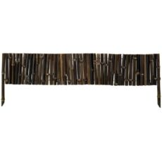 Nortene Bamboo Border bambusz szegély, barna, 2x35x100cm