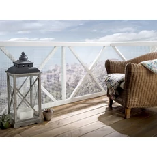 Nortene Cuadranet műanyag kertirács, zöld, 20x20mm, 1x25m