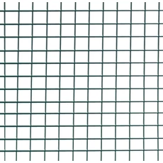 Nortene Fensanet Plast 19 ponthegesztett drótháló, műanyag bevonattal, zöld, 19x19mm, 0.5x25m