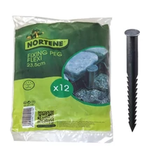 Nortene Fixing Peg Flexi ágyásszegély leszúró tüske, 12db Nortene Fixing Peg Flexi ágyásszegély leszúró tüske, 12db