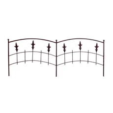 Nortene ROYAL BORDER fém ágyásszegély, barna, 0,4x1m Nortene ROYAL BORDER fém ágyásszegély, barna, 0,4x1m