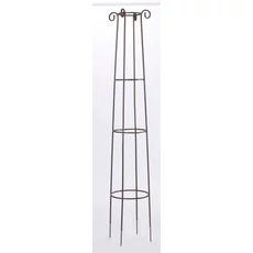 Nortene OBELISK oszlop alakú növénytámasz, barna, 2m