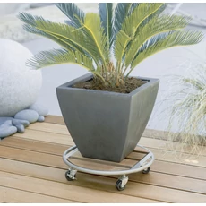 Nortene Flora Roll Metal Wood virágalátét, fém-fa, 35cm