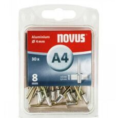 Novus alumínium popszegecs, A 4x8mm, 3.5-5.0, 30db