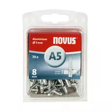 Novus alumínium popszegecs, A 5x8mm, 2.5-4.5, 70db
