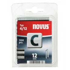 Novus keskeny tűzőkapcsok, C4, 1100db, 12mm