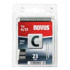 Novus keskeny tűzőkapcsok, C4, 1100db, 23mm