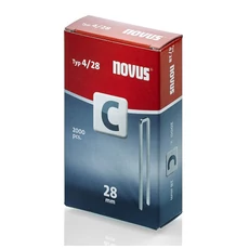 Novus keskeny tűzőkapcsok, C 4, 2000db, 28mm