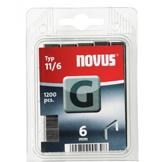 Novus lapos tűzőkapcsok, G11, 1200db, 6mm