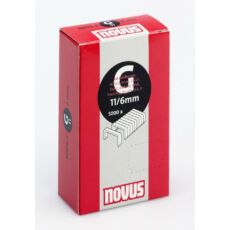 Novus lapos tűzőkapcsok, G 11, 5000db, 6mm