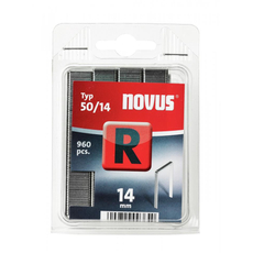 Novus lapos tűzőkapcsok, horganyzott, R 50, 960db, 14mm