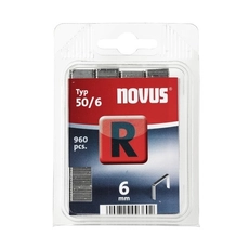 Novus lapos tűzőkapcsok, R 50, 960db, 6mm
