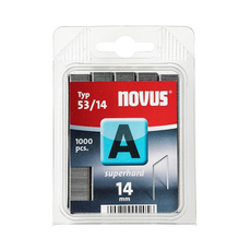 Novus szuperkemény tűzőkapcsok, A53, 1000db, 10mm