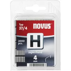 Novus szuperkemény tűzőkapcsok H37, 2000db, 4mm
