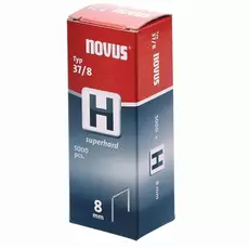 Novus szuperkemény tűzőkapcsok, H 37, 5000db, 8mm