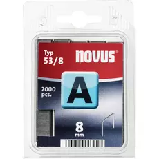 Novus tűzőkapcsok, A53, 2000db, 8mm