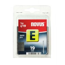Novus tűzőszeg, E, J, 2600db, 19mm