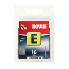 Novus tűzőszeg, E, J, 2600db, 16mm