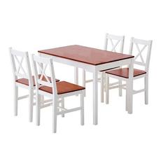 Étkezőasztal 4 székkel, fenyő