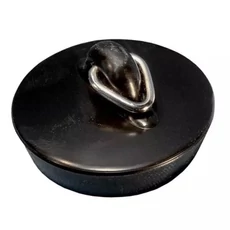 Káddugó, puha műanyag, fekete, 43.5mm