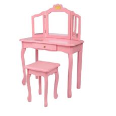 Gyermek fésülködő asztal, rózsaszín